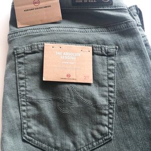 Ag Adriano Goldschmied Pants - Brand new AG Adriano Goldschmied army green jeans Ag Adriano Goldschmied Pants - Brand new AG Adriano Goldschmied army green jeans